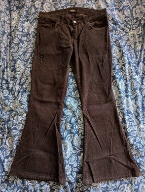 Run & Fly Chocolate Brown 60's/70's Style Corduroy Bell Flares ✌️🤘